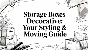 Storage Boxes Decorative: Your Styling & Moving Guide