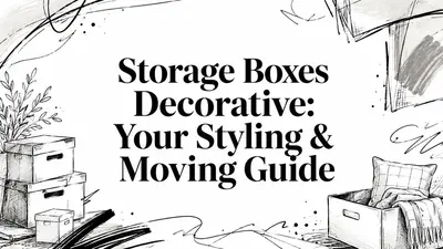 Storage Boxes Decorative: Your Styling & Moving Guide