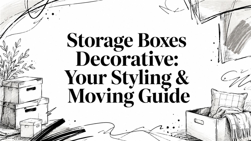 Storage Boxes Decorative: Your Styling & Moving Guide