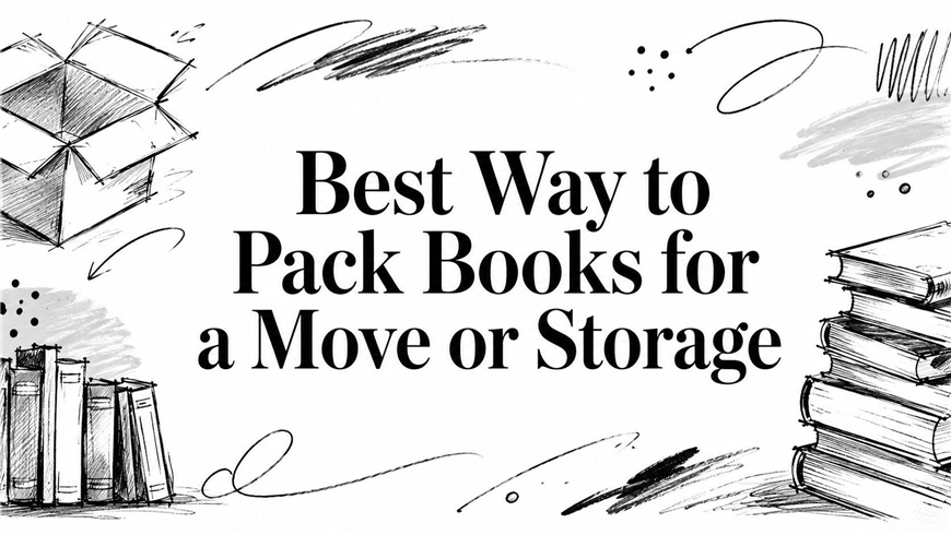 Best Way to Pack Books for a Move or Storage