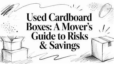 Used Cardboard Boxes: A Mover's Guide to Risks & Savings