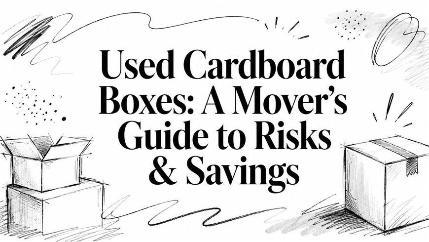 Used Cardboard Boxes: A Mover's Guide to Risks & Savings