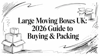 Large Moving Boxes UK: 2026 Guide to Buying & Packing
