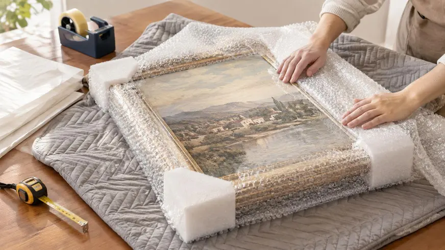 How to Wrap Artwork for Moving Safely