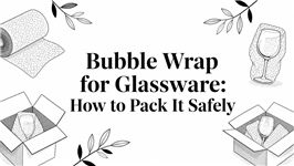 Bubble Wrap for Glassware: How to Pack It Safely