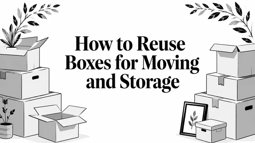 How to Reuse Boxes for Moving and Storage