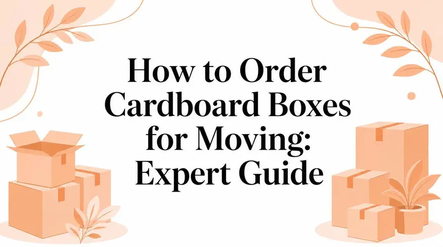 How to Order Cardboard Boxes for Moving: Expert Guide