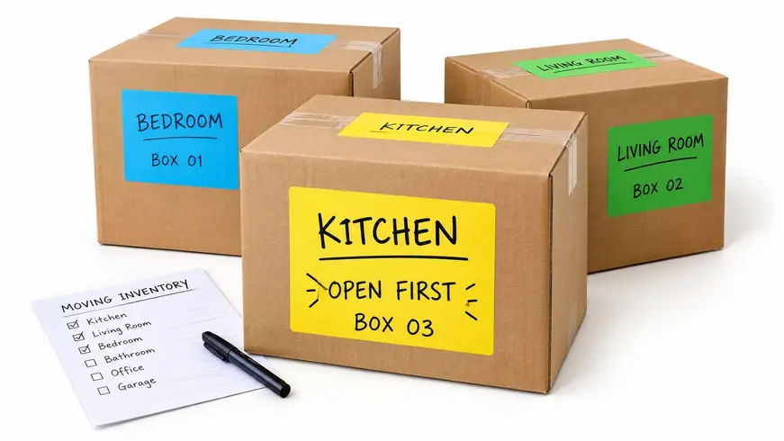 Labels for Moving Boxes That Actually Speed Up Your Move