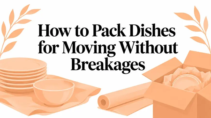How to Pack Dishes for Moving Without Breakages