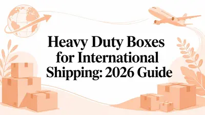 Heavy Duty Boxes for International Shipping: 2026 Guide