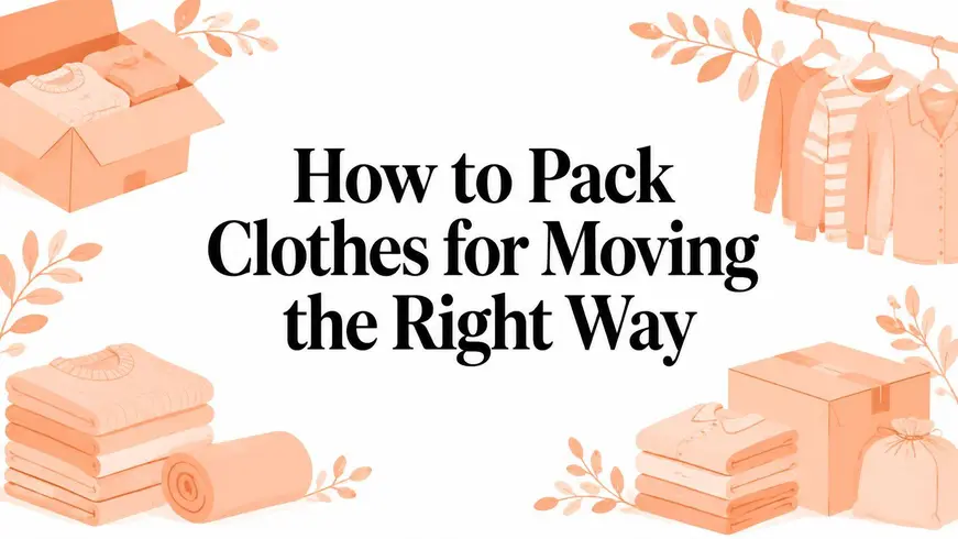 How to Pack Clothes for Moving the Right Way