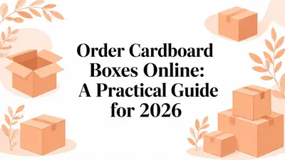 Order Cardboard Boxes Online: A Practical Guide for 2026