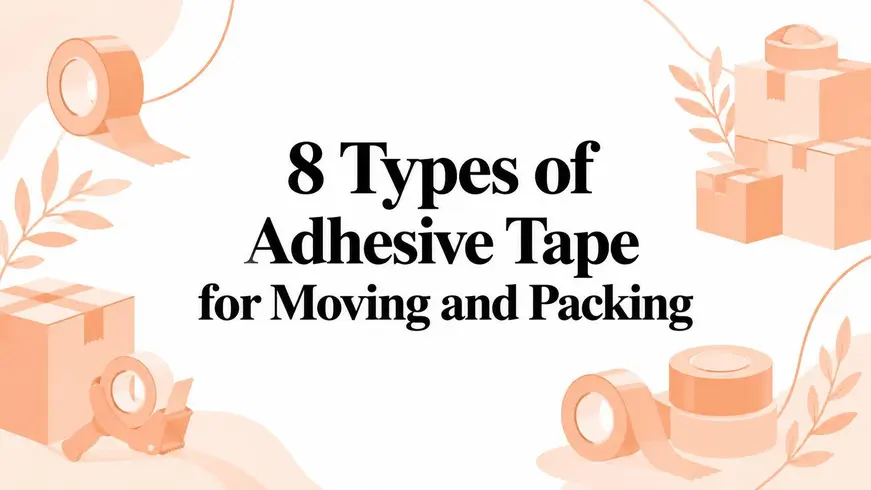 8 Types of Adhesive Tape for Moving and Packing